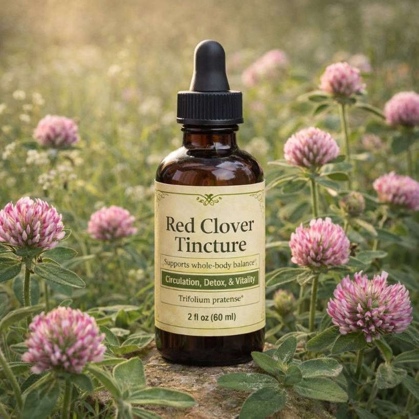 Wild Crafted Red Clover Tincture