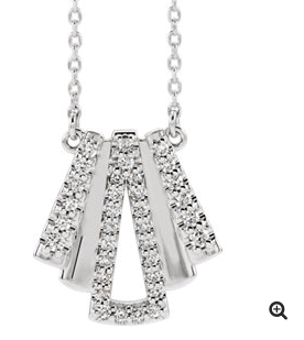 silver necklace