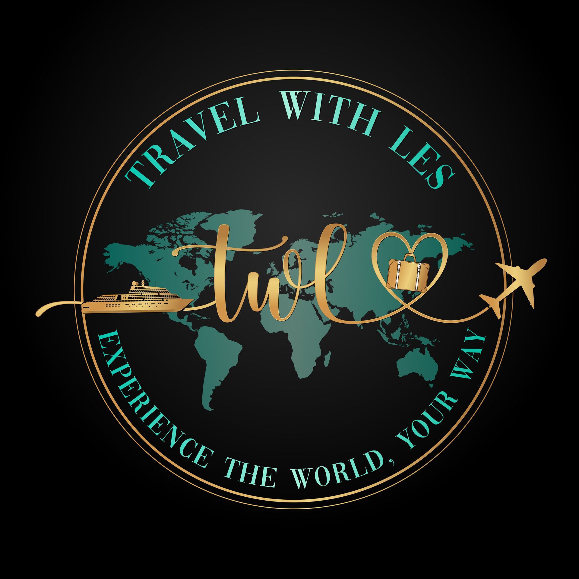 Travel with Les Logo