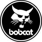 A black and white logo for bob 's bobcat service inc.