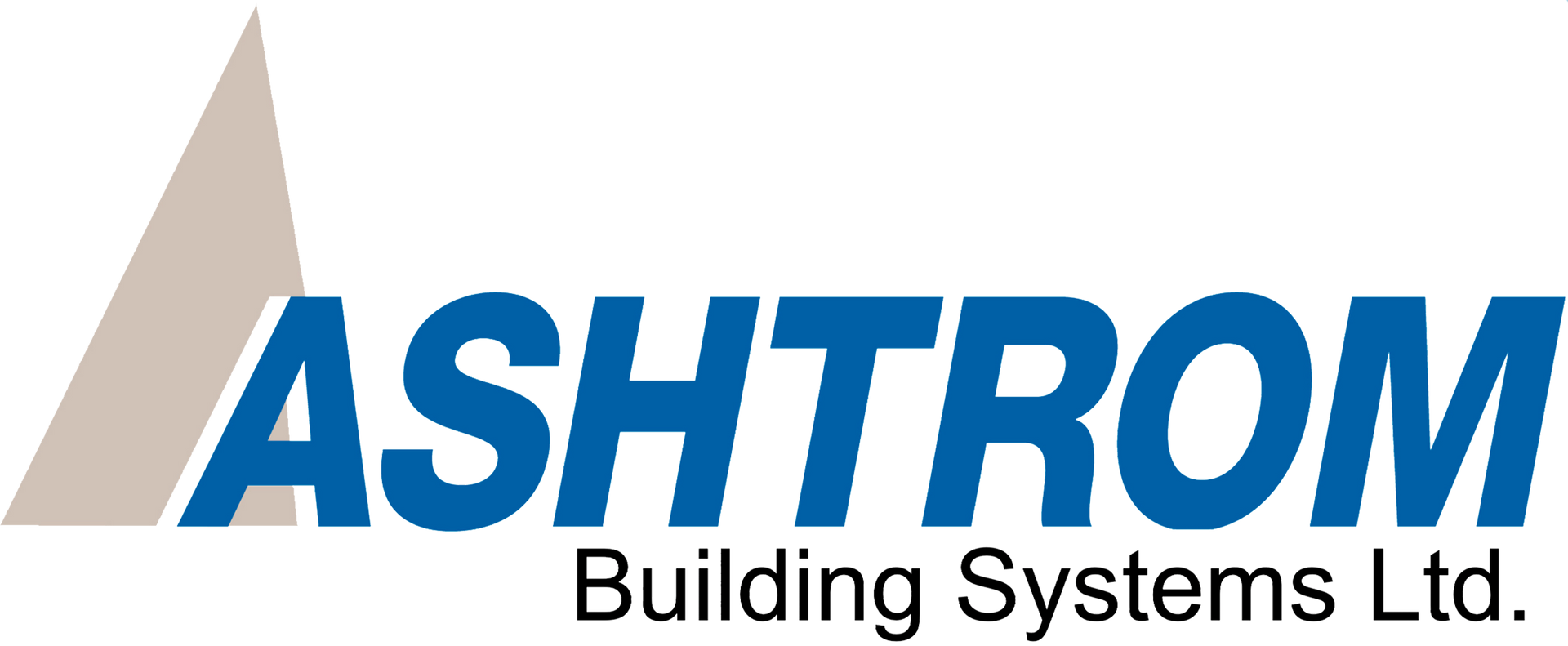 ASHTROM Building Systems Ltd. logo in blue and gray