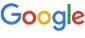 A close up of the google logo on a white background.