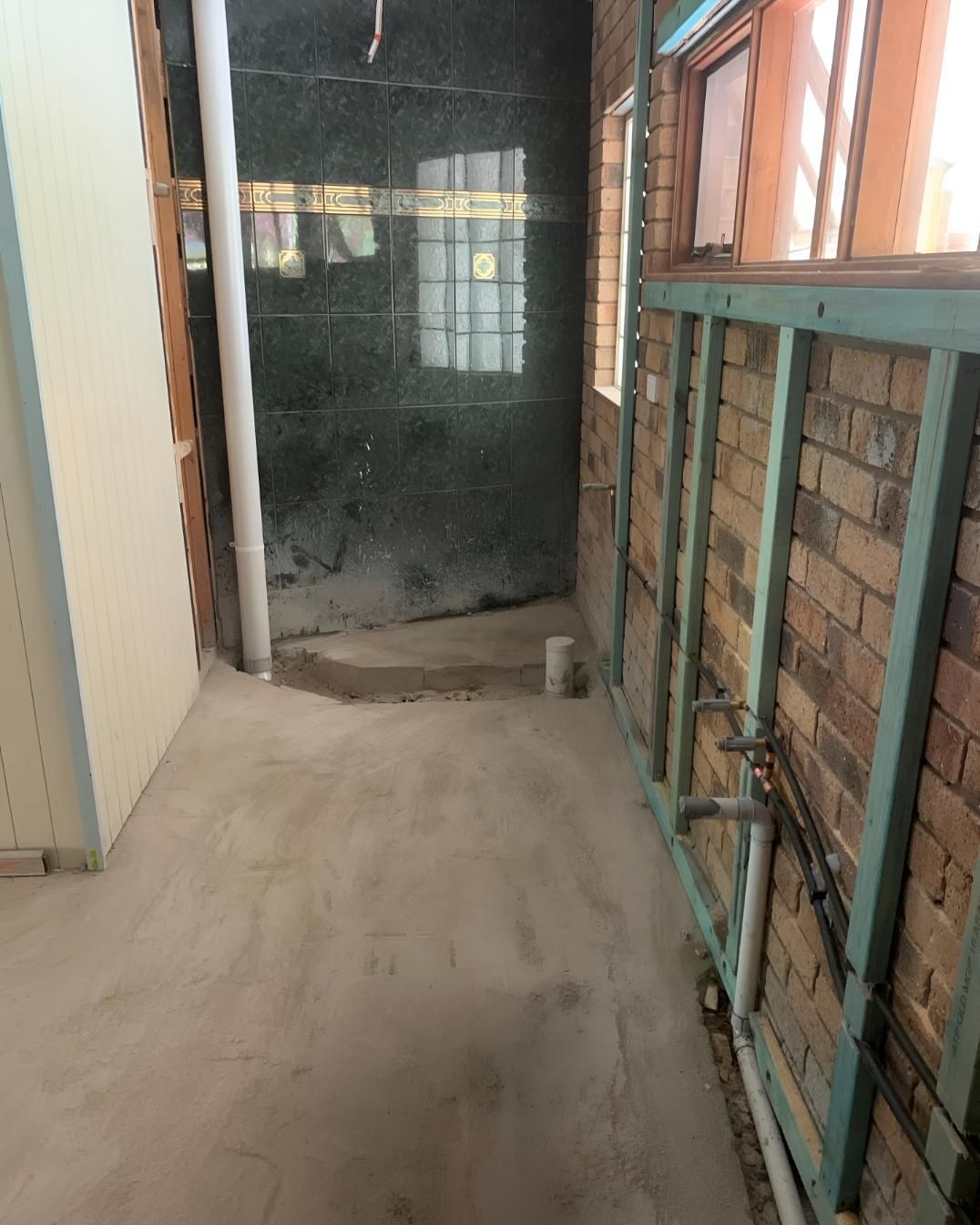 Water Connection Build Inside House — Luke Barry Plumbing in Oxenford, QLD
