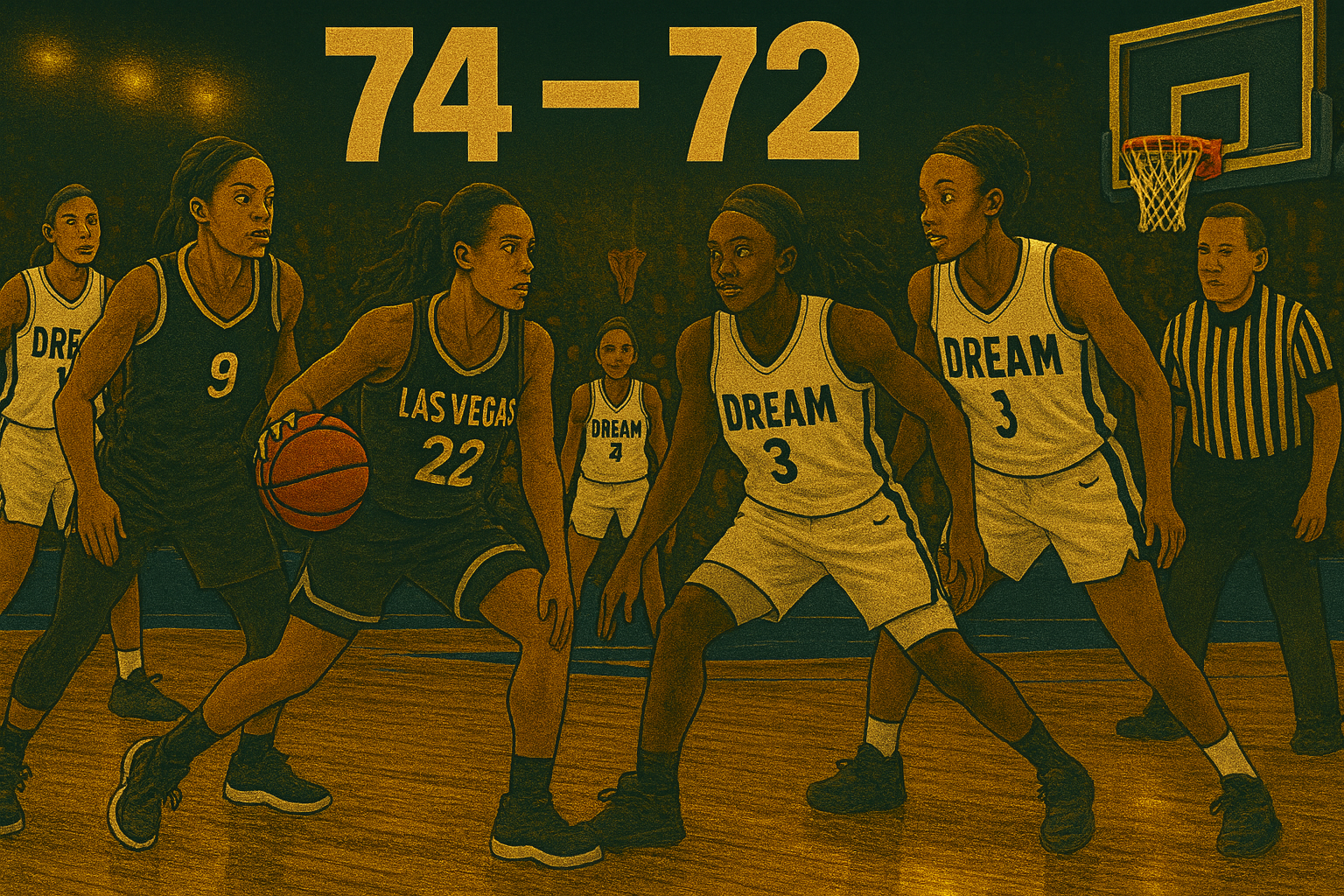 Women's Basketball players