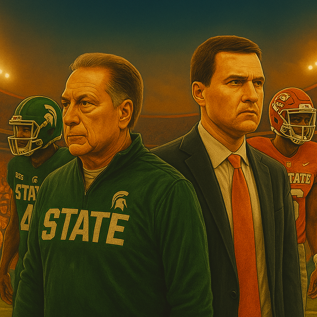 coach and football player