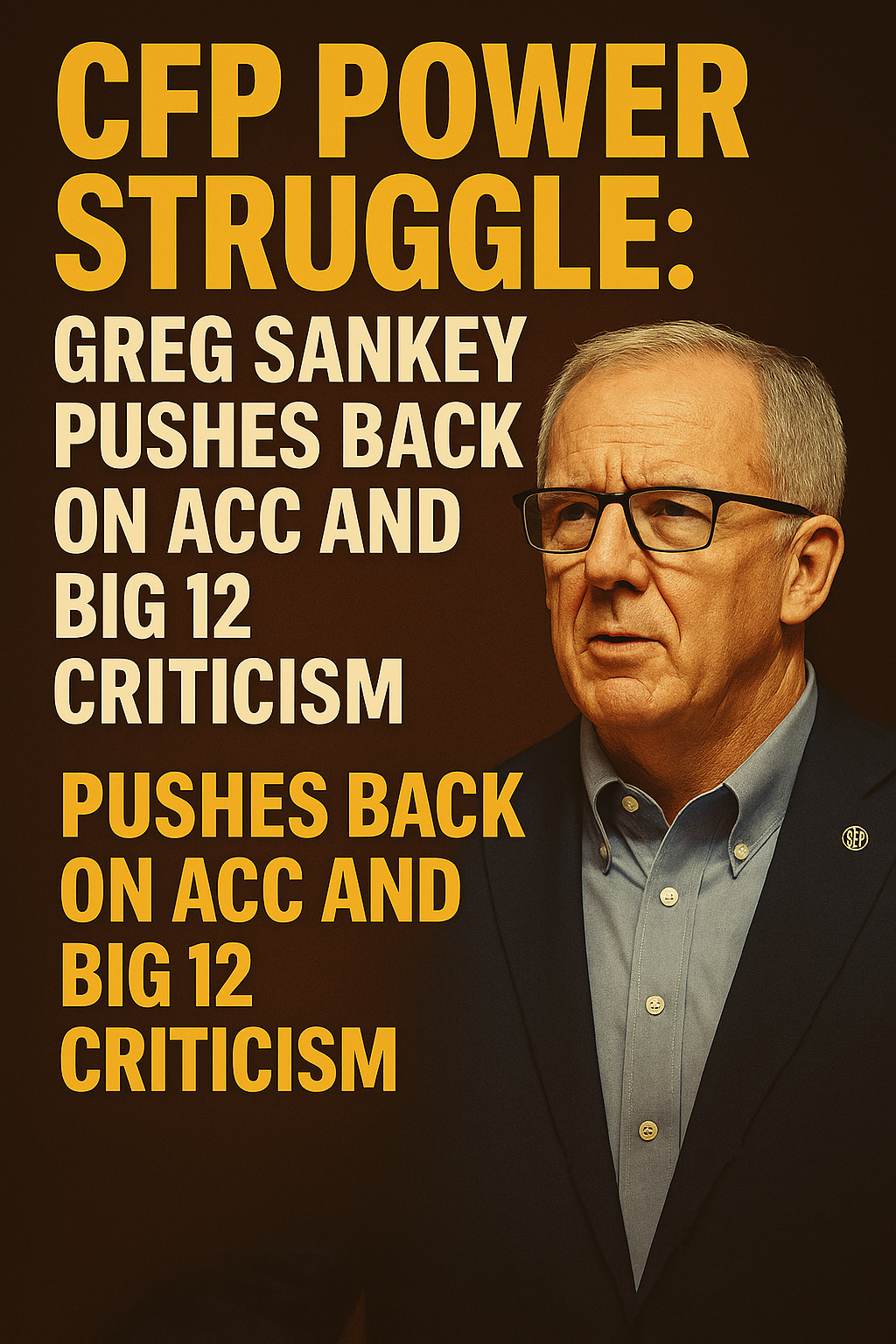 SEC commissioner Greg Sankey