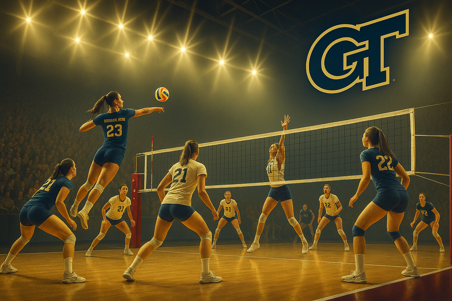 Volleyball players
