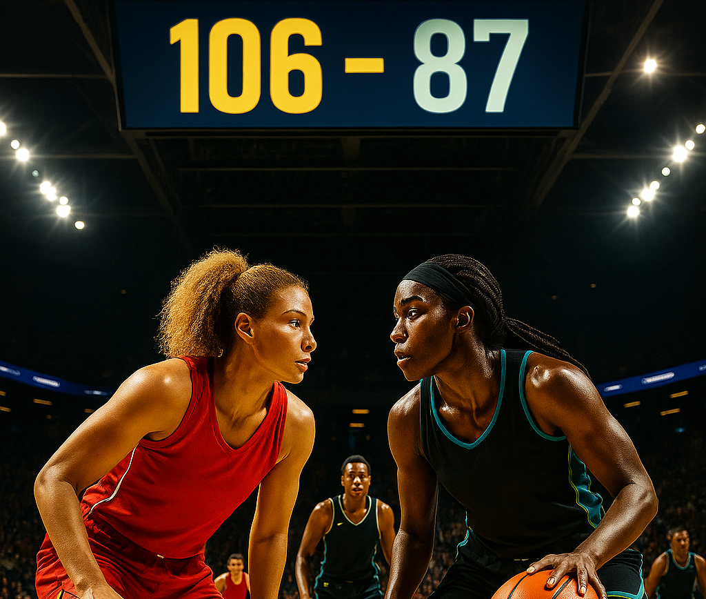 Women's basketball players