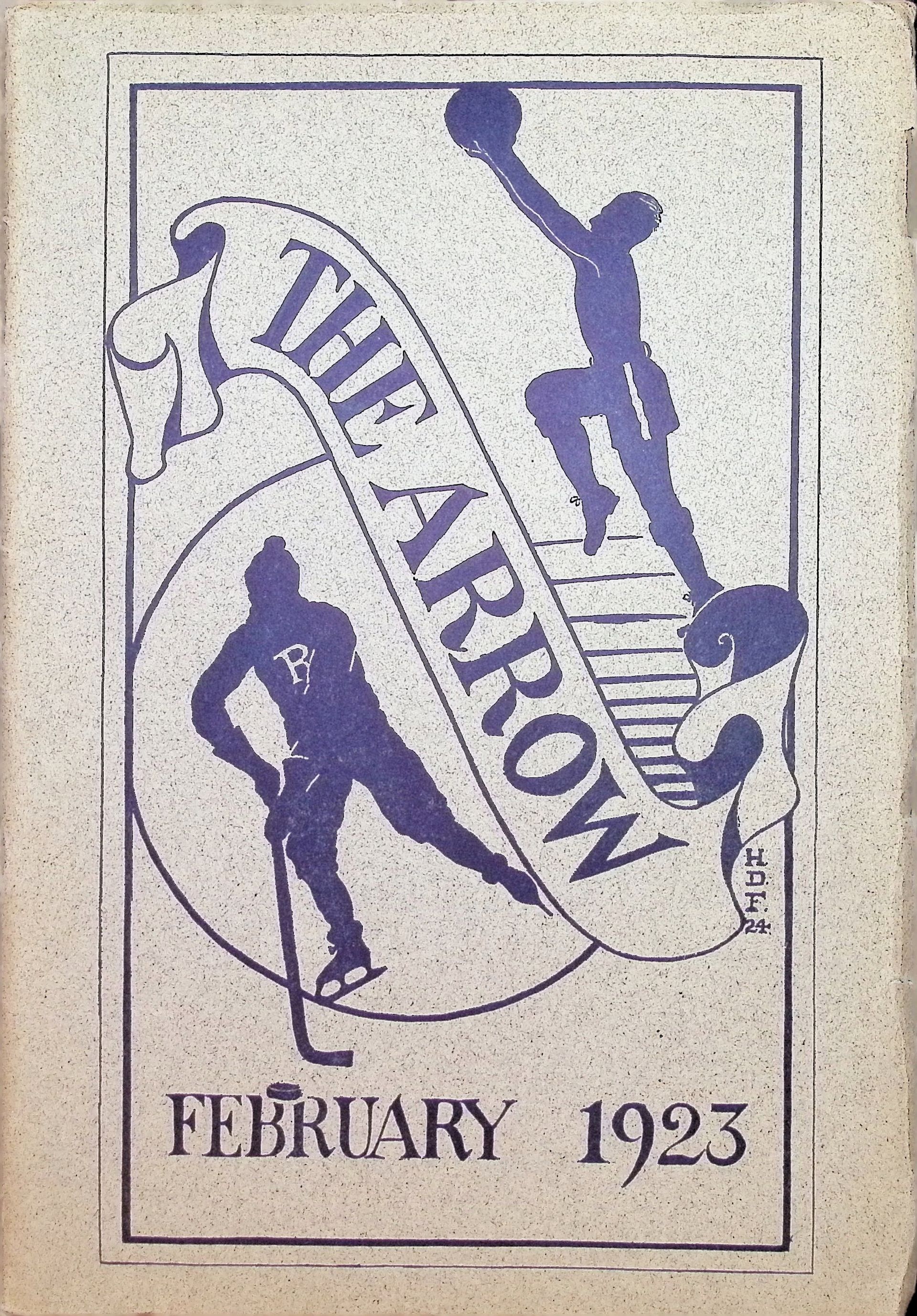 The cover of the arrow magazine from february 1923
