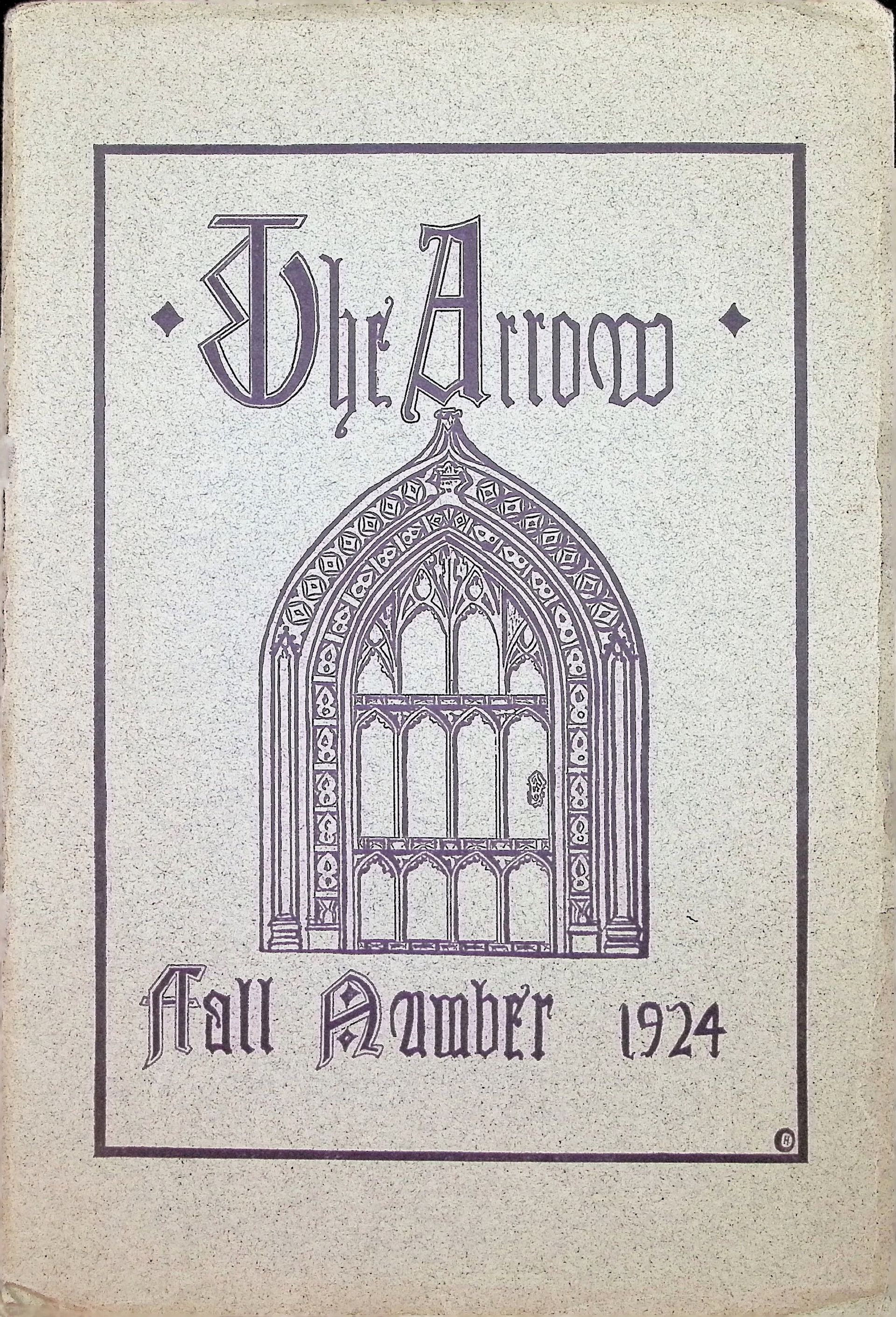 The cover of the arrow magazine from 1924