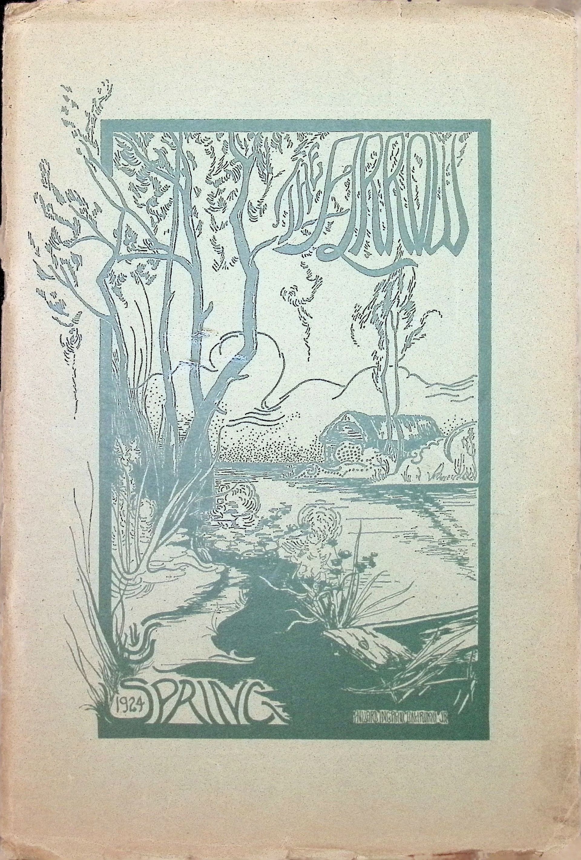 A book called spring has a picture of trees on the cover