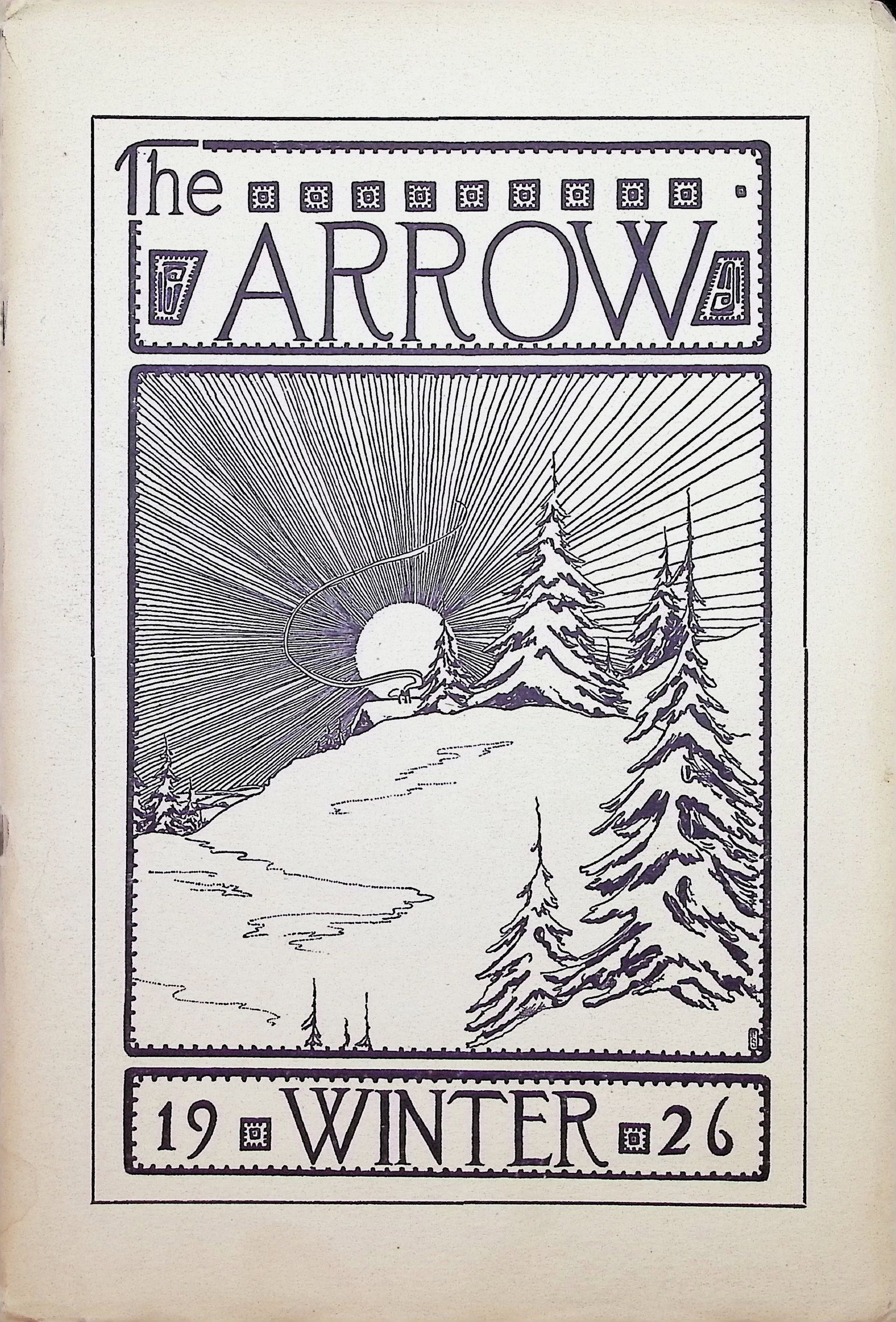 The cover of a book titled the arrow