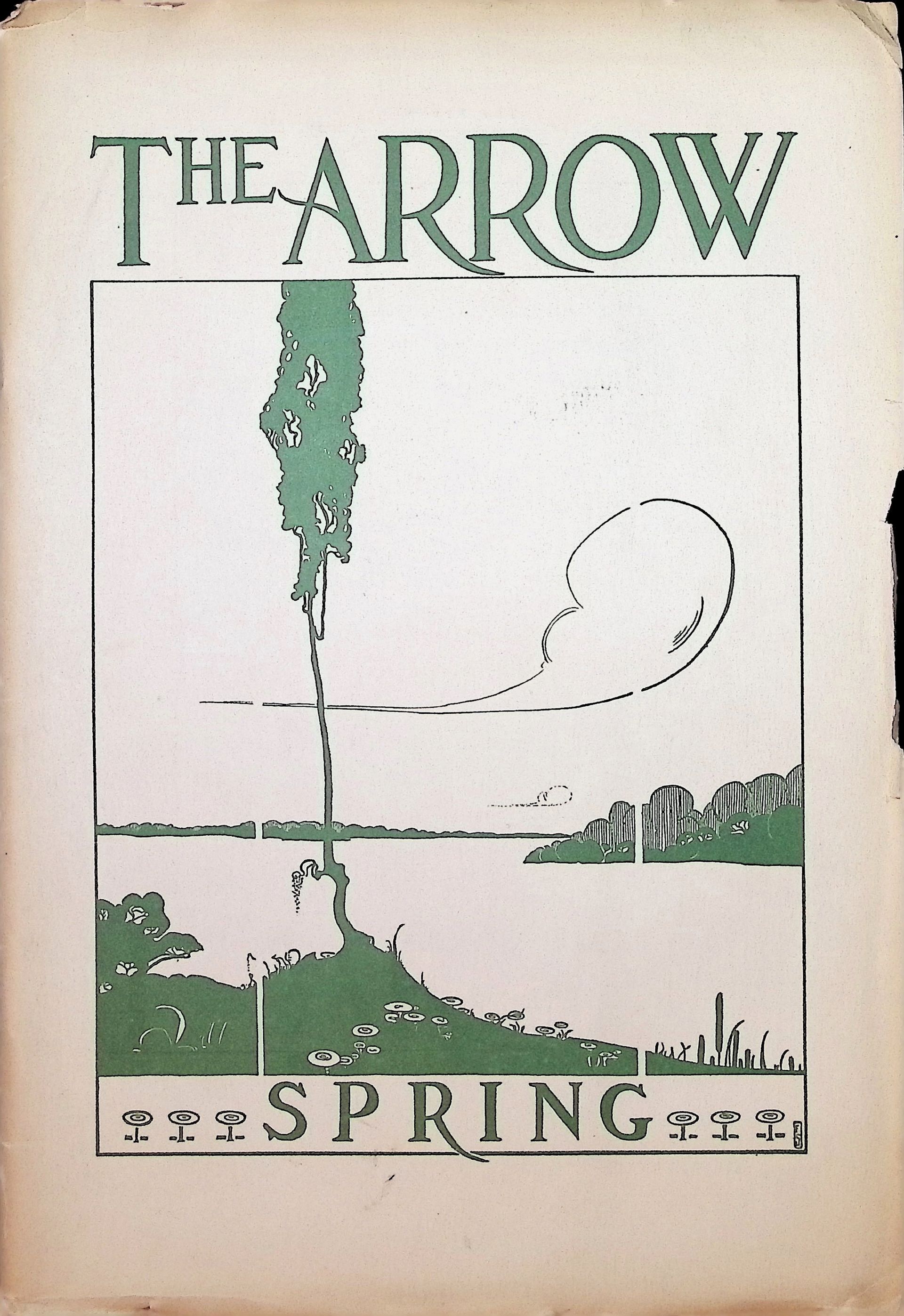 The cover of a book called the arrow spring