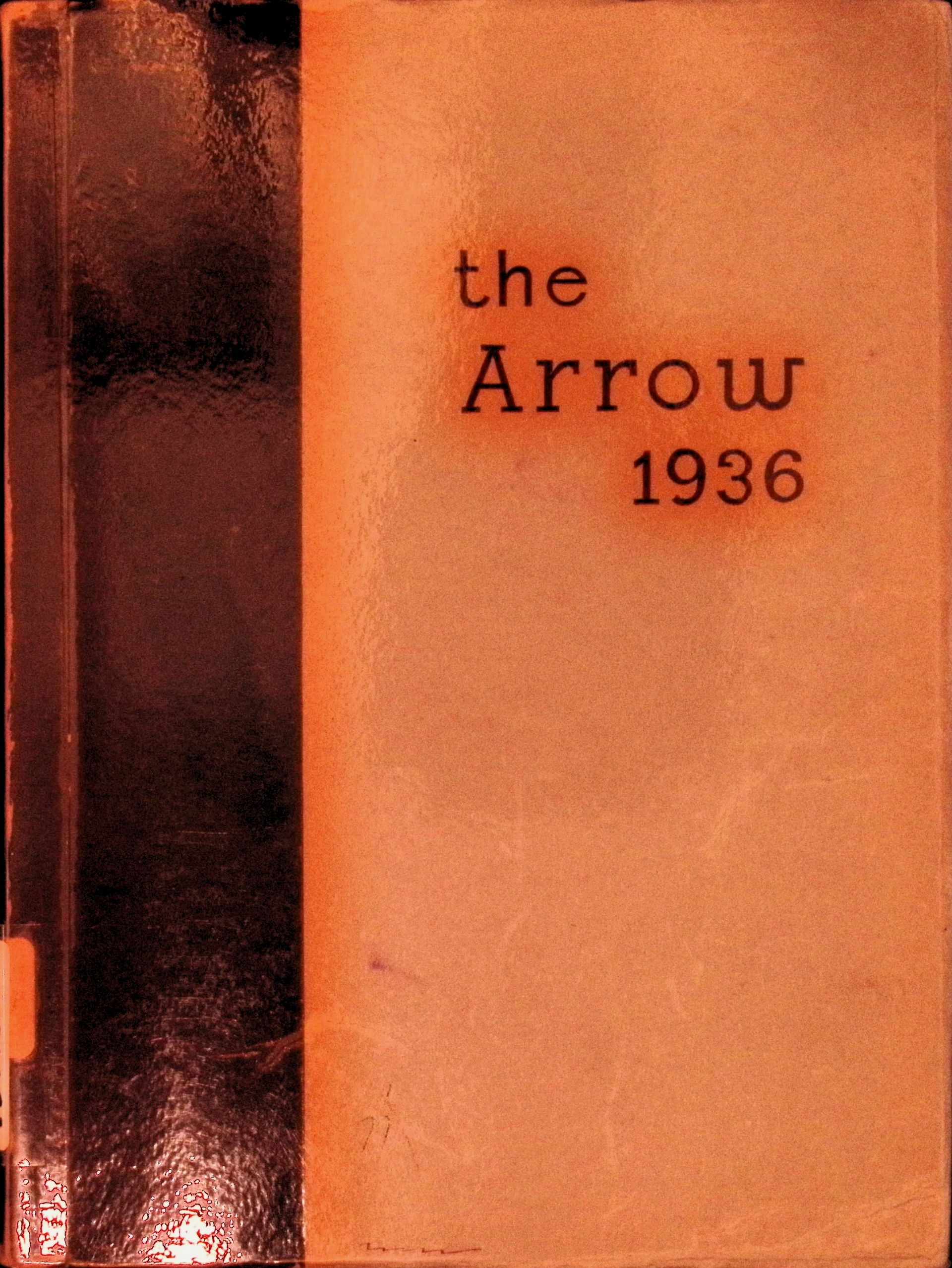 The cover of the book the arrow 1936