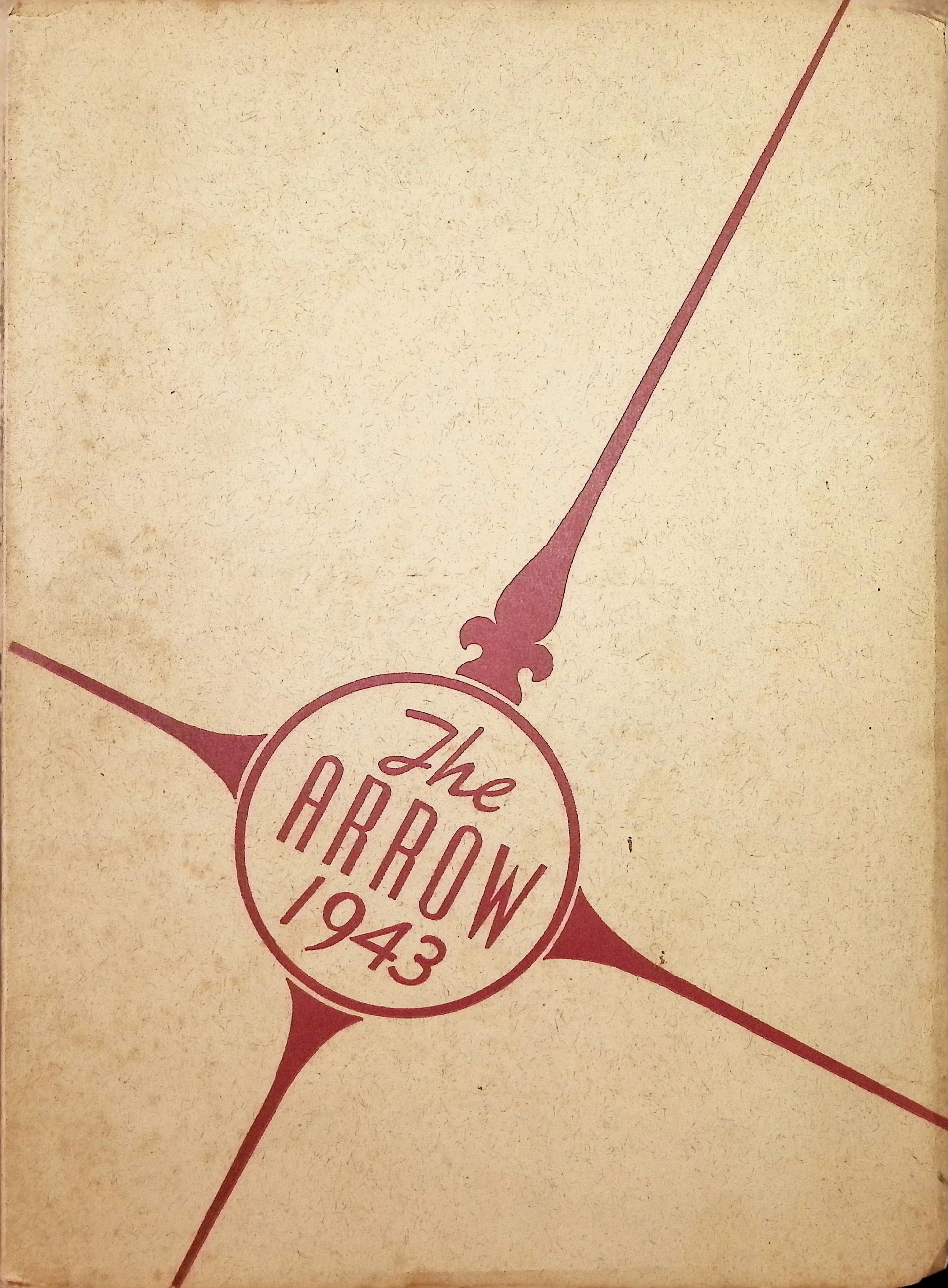 The cover of a book titled the arrow 1943