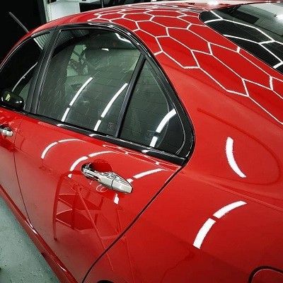 Red Car After Coating — Car Detailer in Port Macquarie, NSW