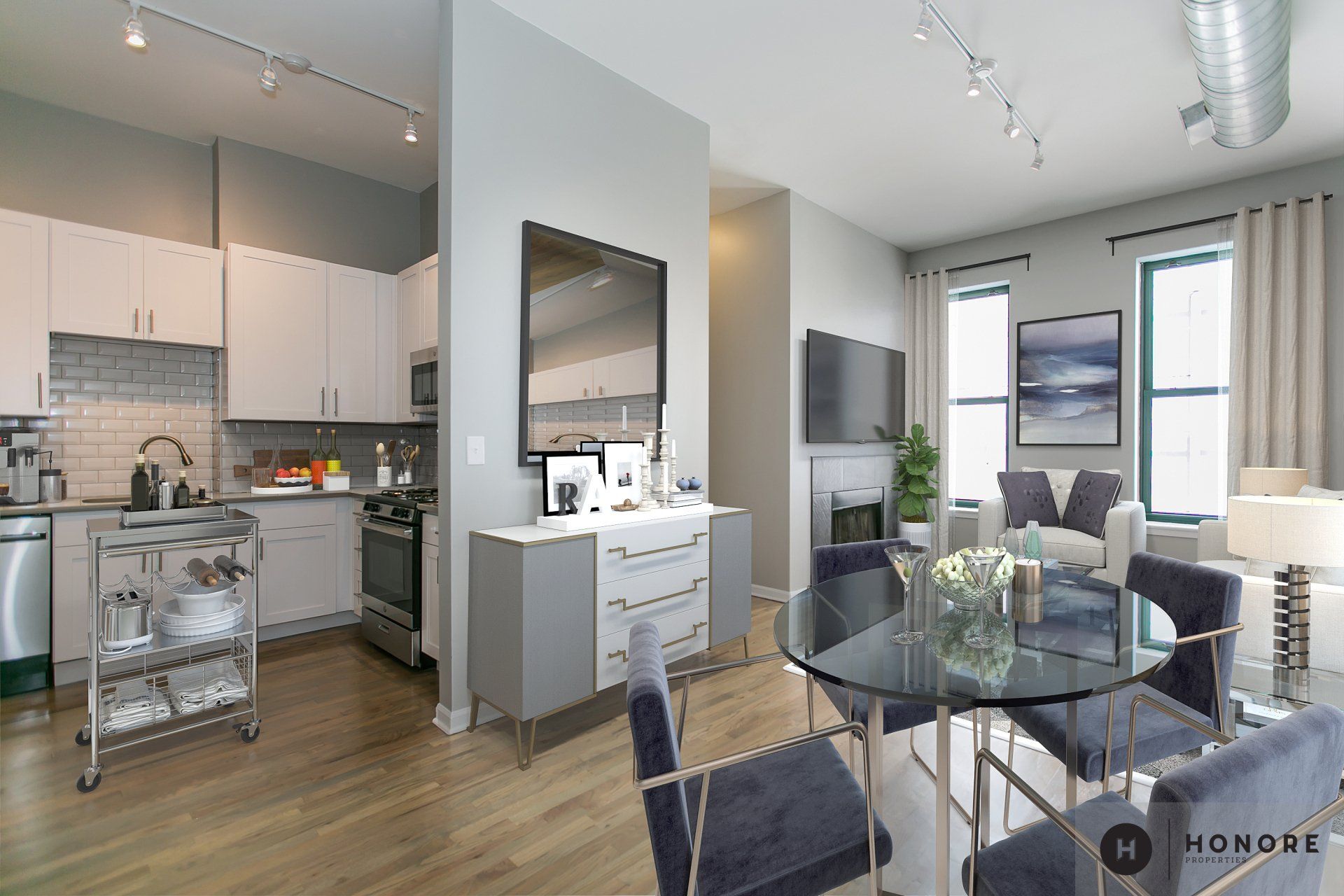 St Benedict Flats dining area