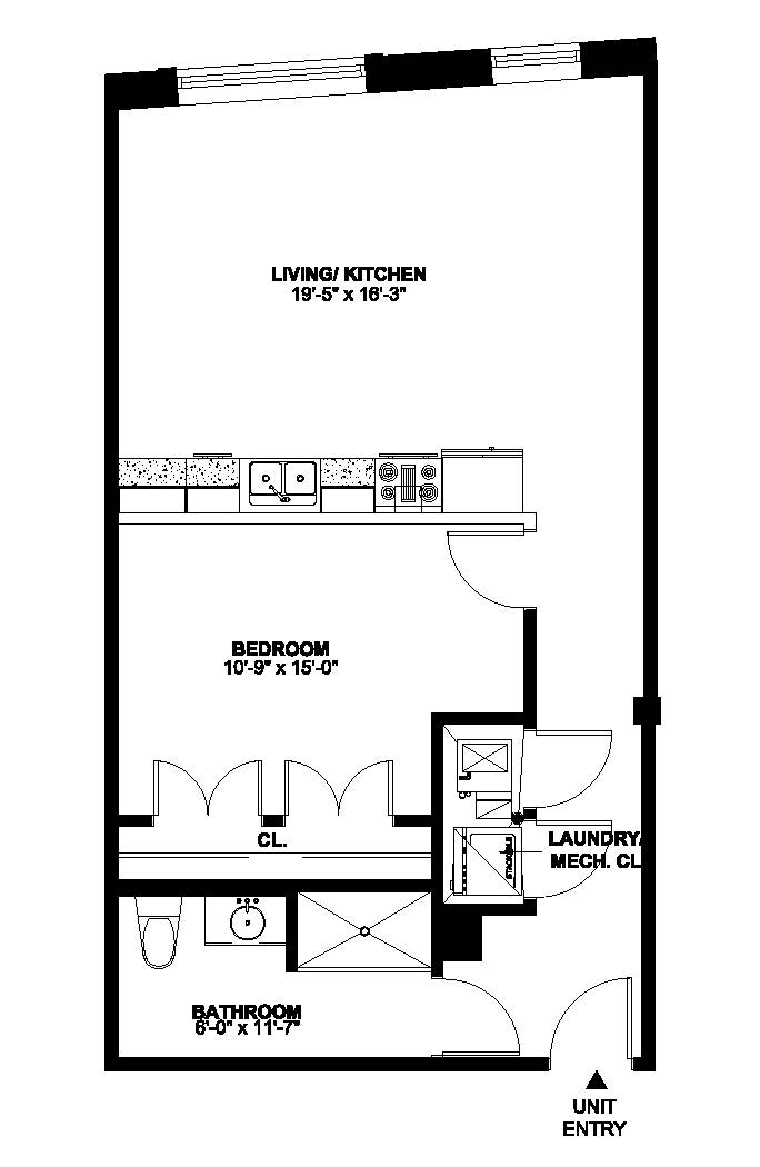 Unit #2 Floor Plan
