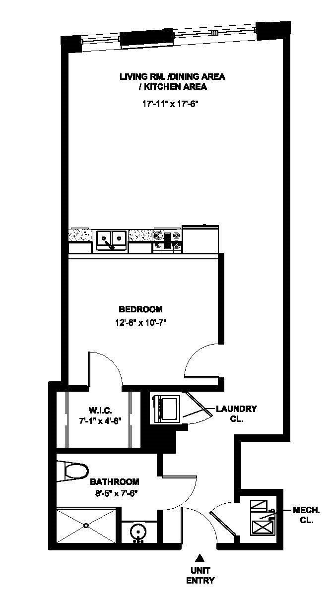 Unit #6 Floor Plan