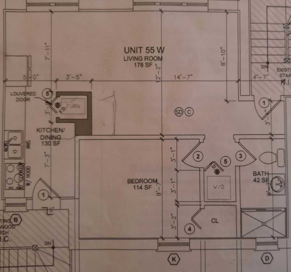 5555 N Magnolia Ave Unit #W Floor Plan