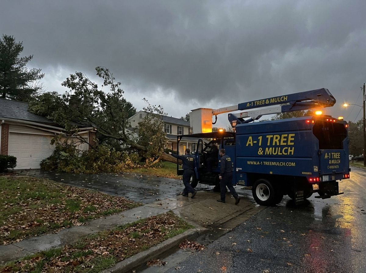Emergency tree removal crew Baltimore response