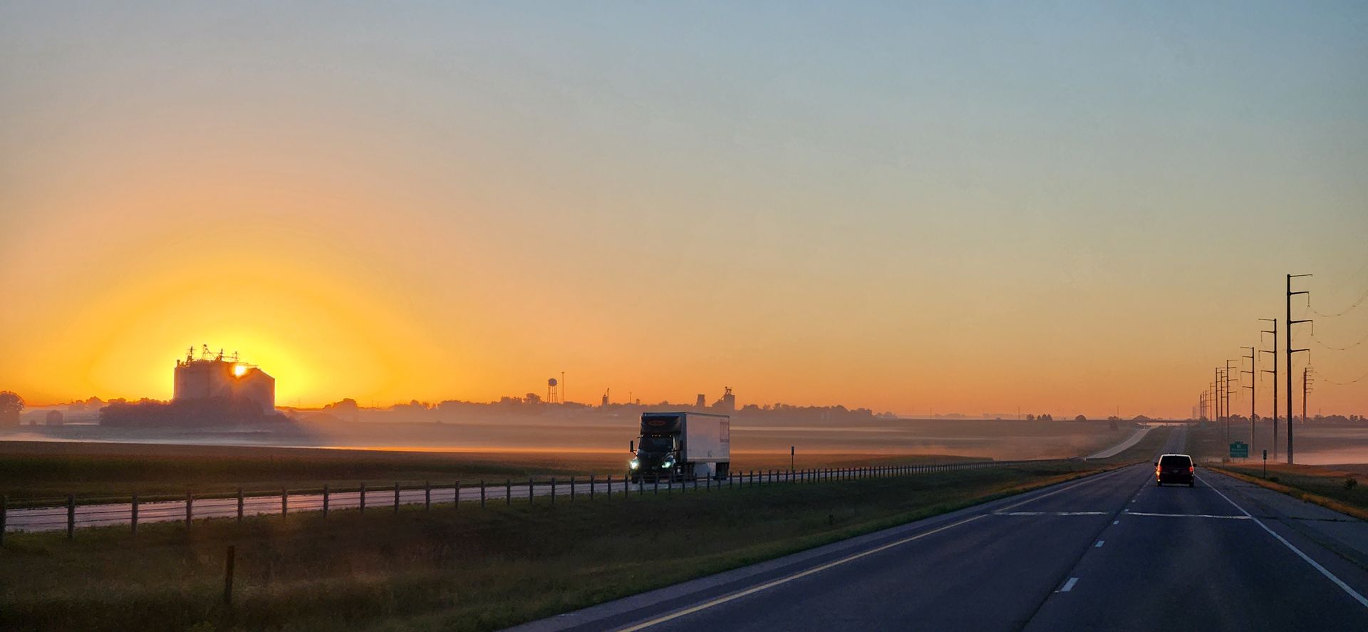 Chasen Walter  Eastbound Foggy Sunrise