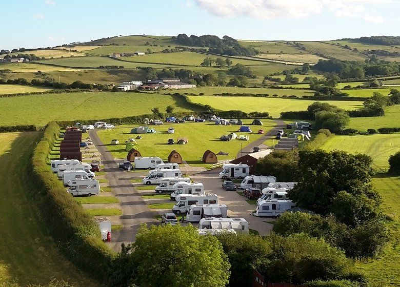 Middlewood Farm Holiday Park view from above