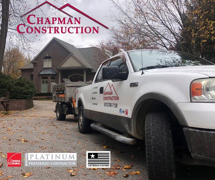 Roofing and Gutters Evansville, IN Chapman Construction