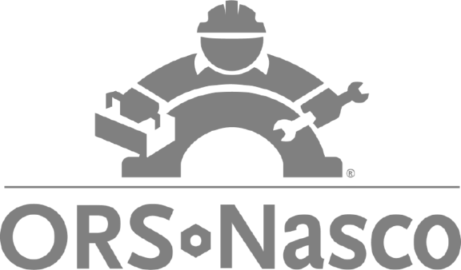 ORS-Nasco logo: a worker silhouette holding a wrench and toolbox.