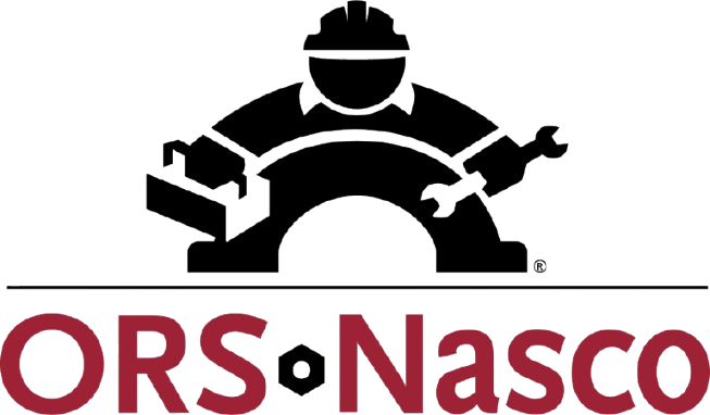 ORS-Nasco logo: a worker silhouette holding a wrench and toolbox.