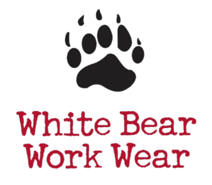 Black bear paw print above text 