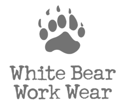 Black bear paw print above text