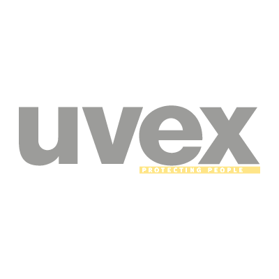 UVEX logo: Black text with