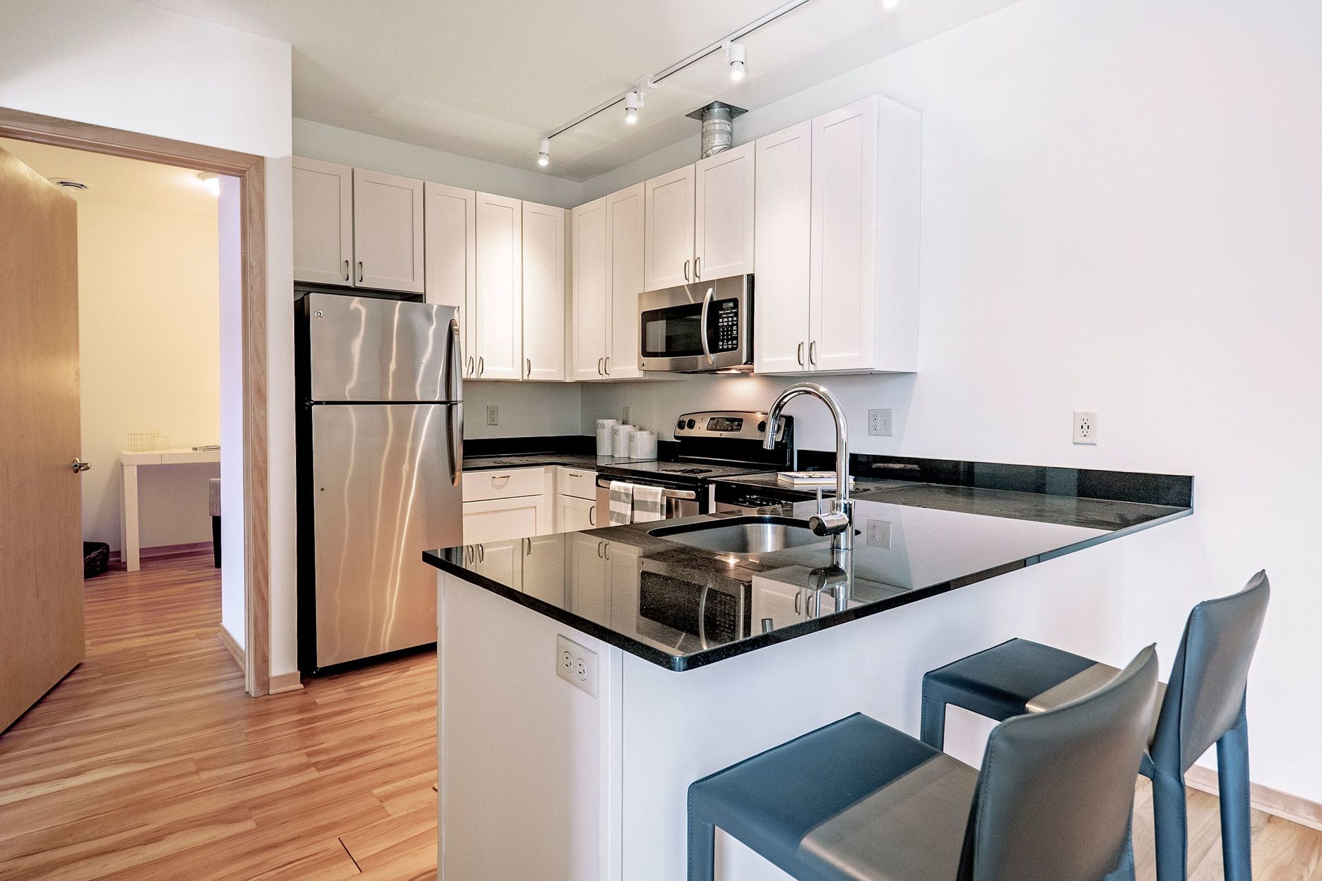 Kitchen at 7west in Minneapolis, MN.