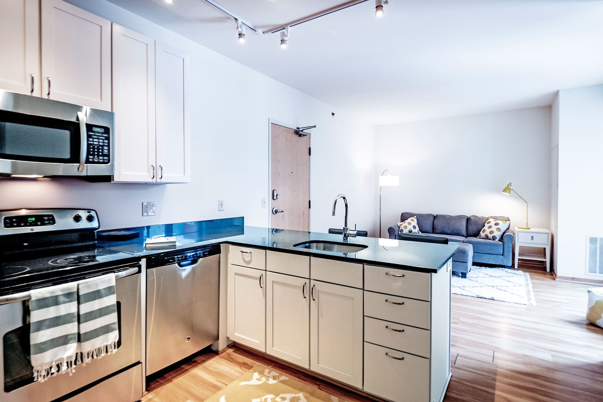 Kitchen at 7west in Minneapolis, MN.