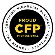 A proud cfp professional certified financial planner logo