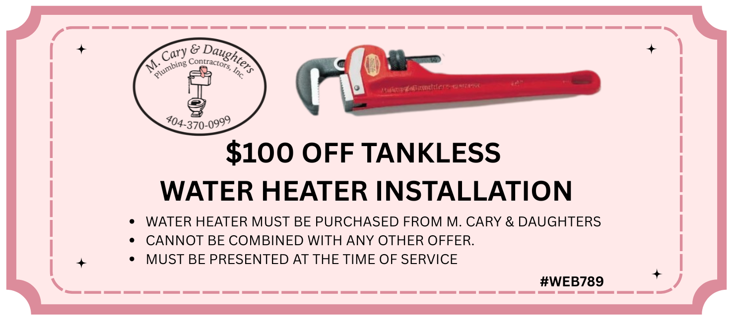 Plumbing & Tankless Water Heater Coupon in Decatur, GA