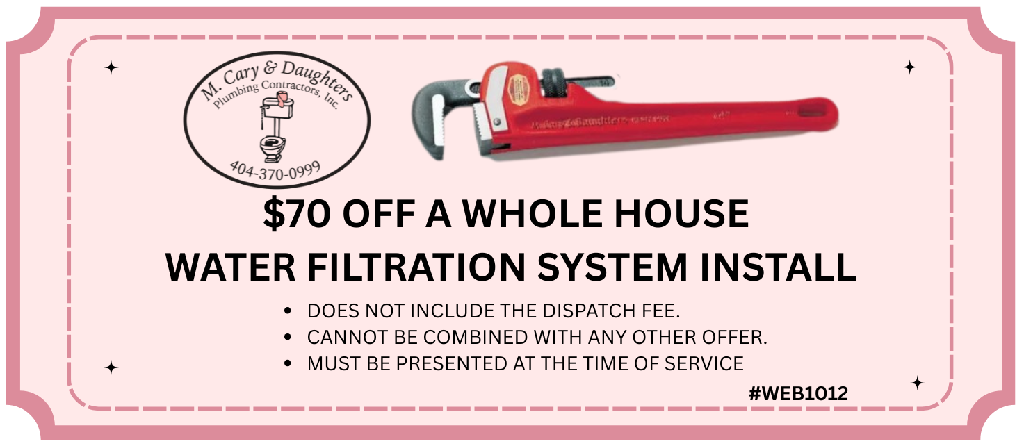 Plumbing and Water Filtration System Coupon in Decatur, GA