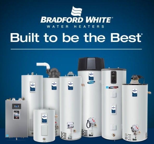 Bradford white water heaters are built to be the best.