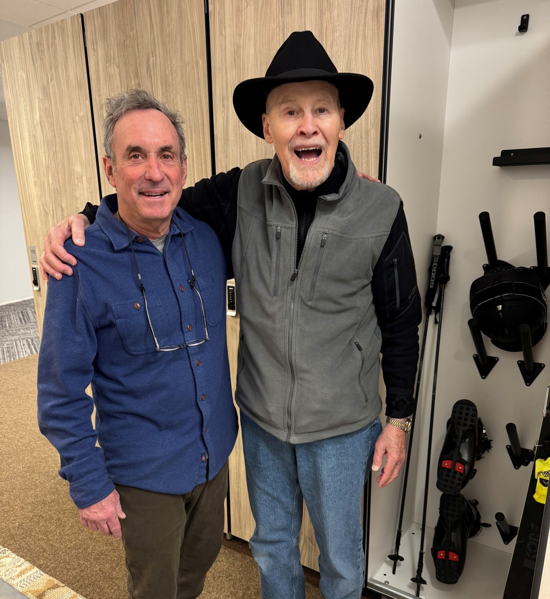 Chuck and a happy customer