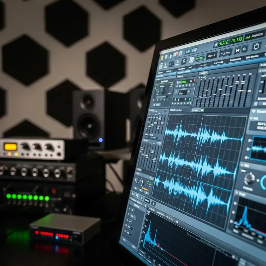 Digital audio workstation interface for forensic audio analysis