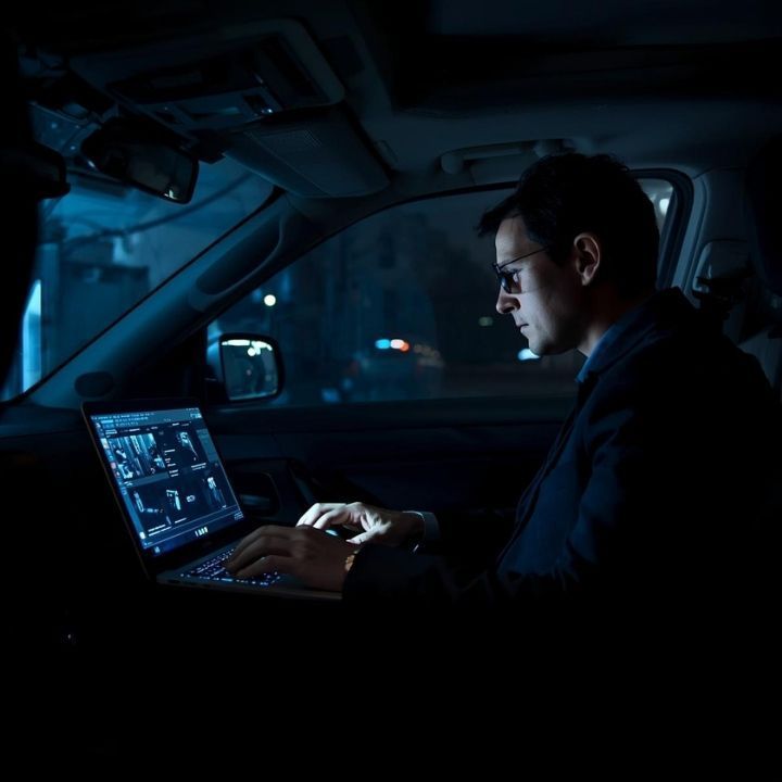 Discreet video surveillance investigator in Huntsville AL reviewing court ready evidence