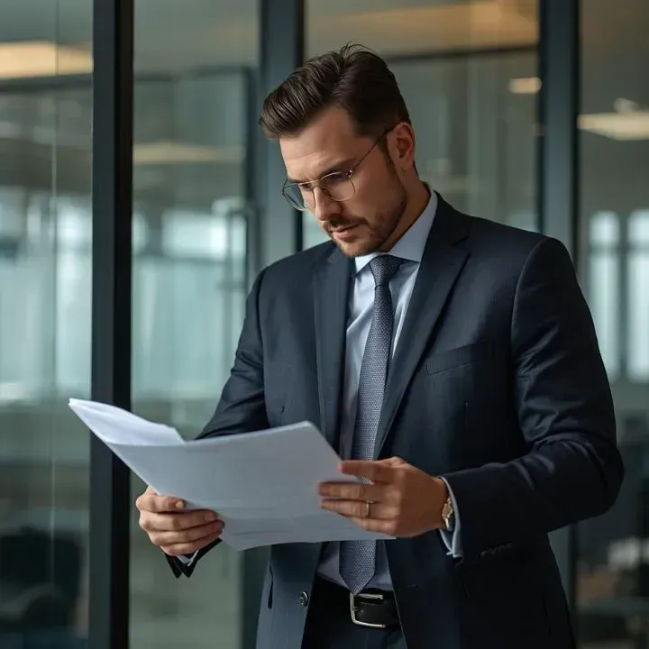 Private investigator Franklin TN reviewing case files and legal documents