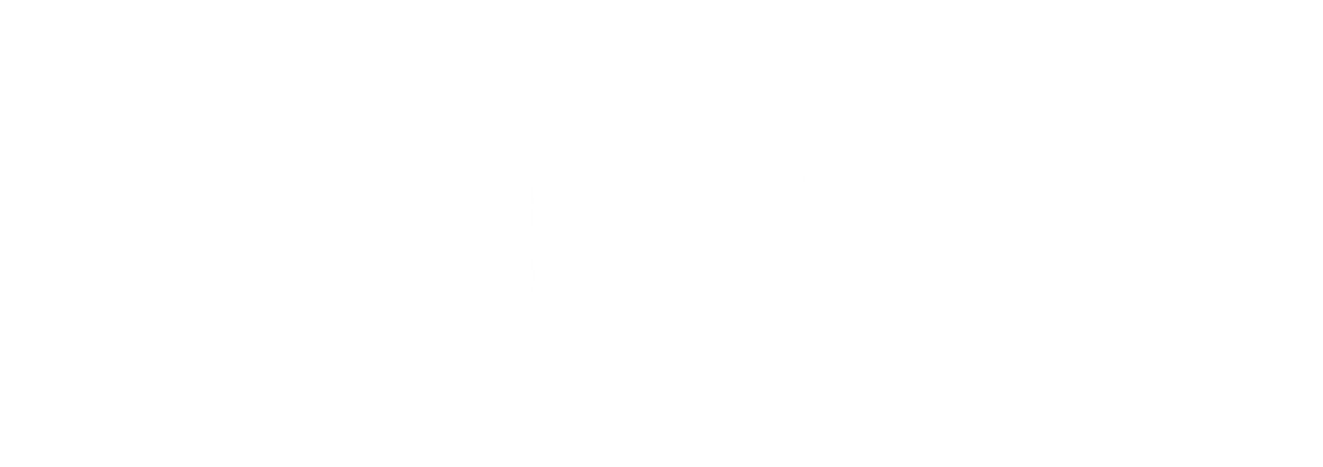 A white logo for RCTCU