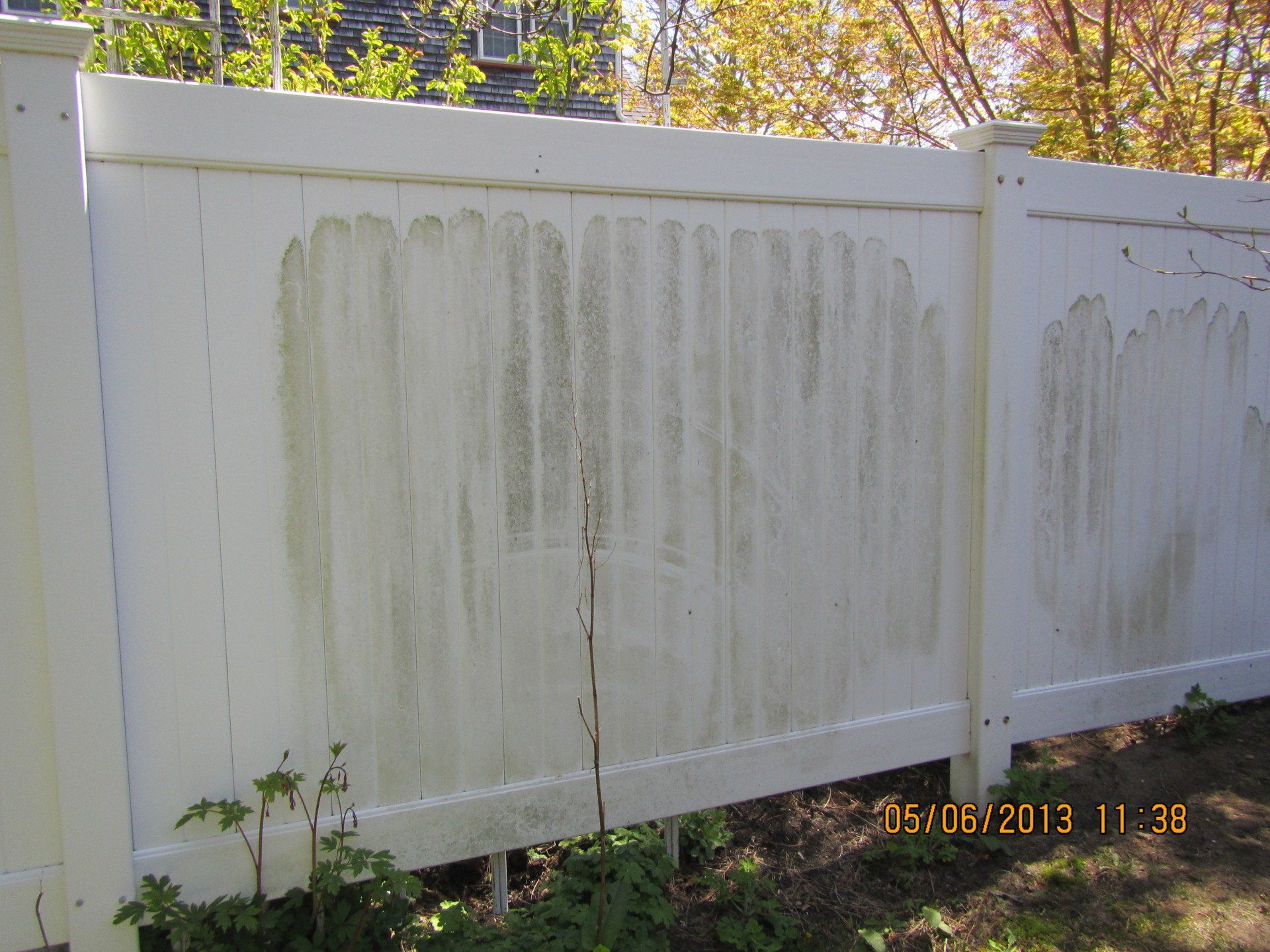 cleaning fences on Cape Cod