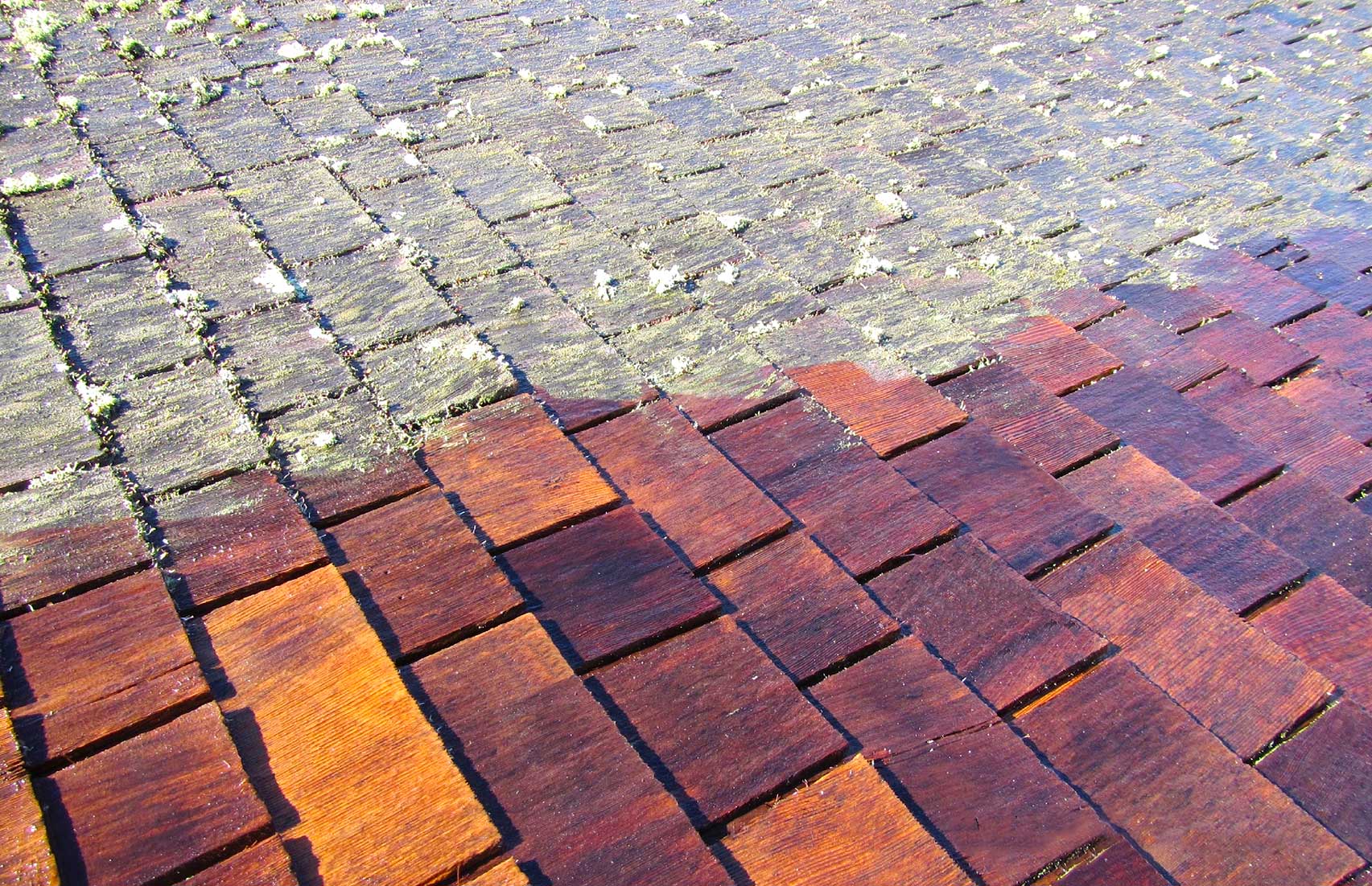 cape cod cedar roof cleaning