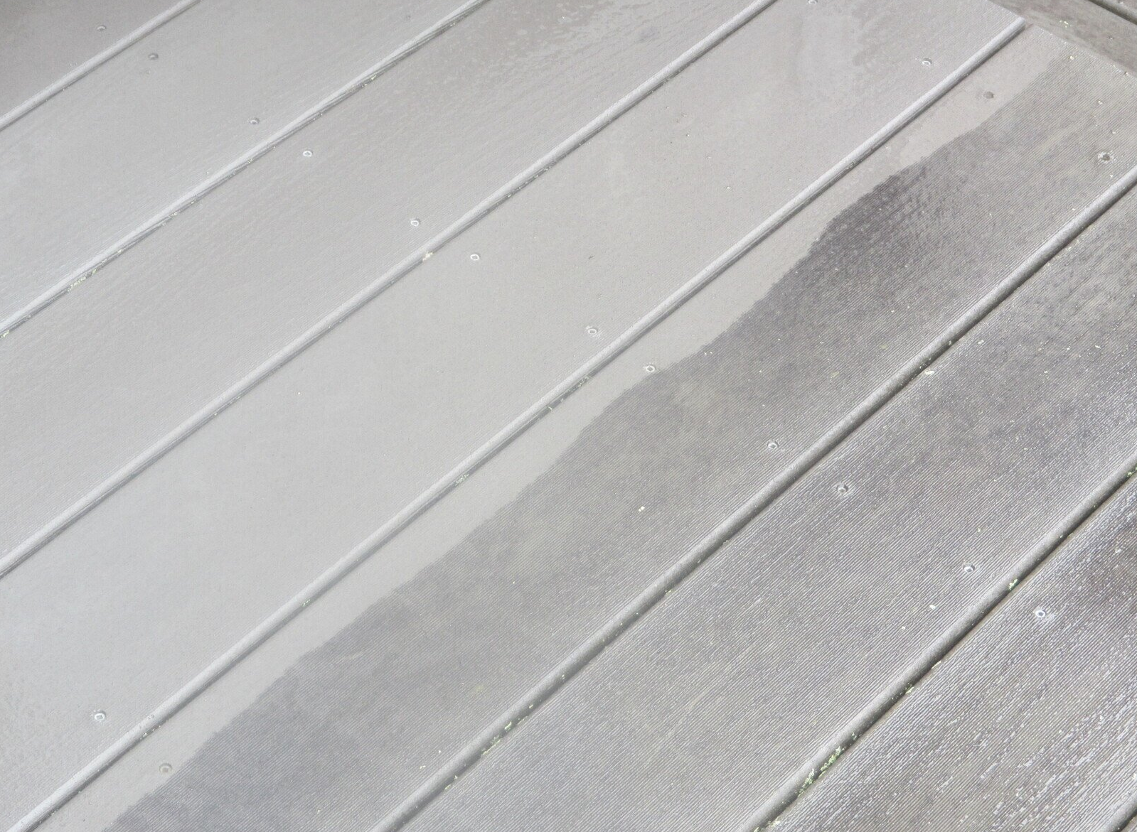 cleaning composite decking