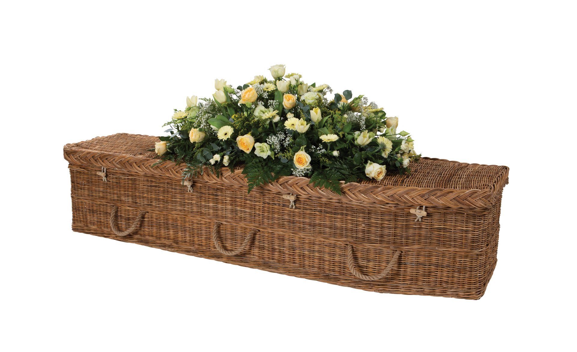 Environmental Wicker Coffin