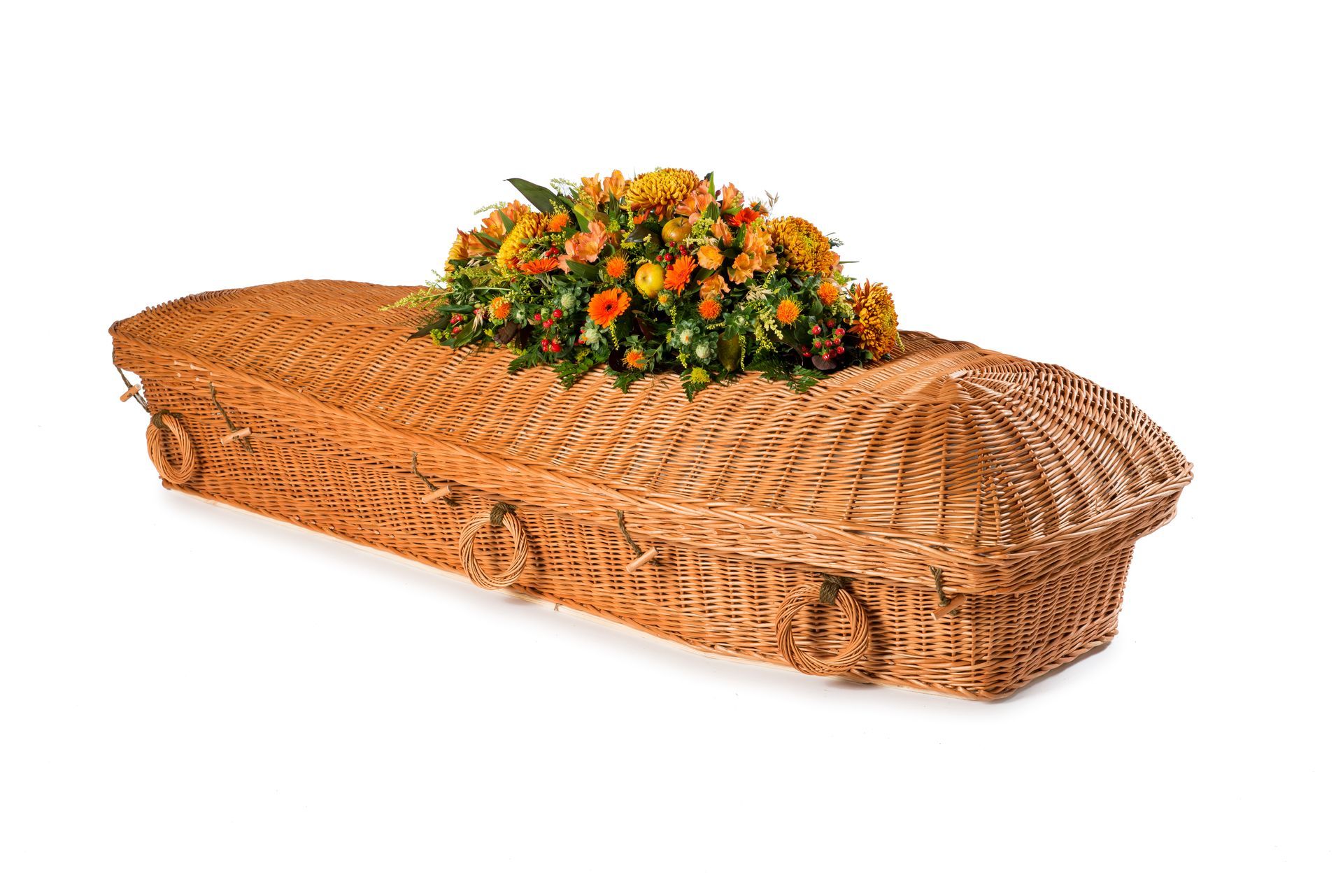 Eco Friendly Wicker Pod Coffin