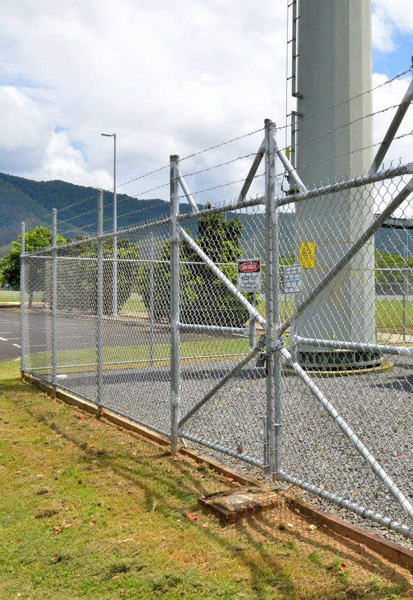 Fence Around Electrical Zone — Chain Wire Fencing in Ingham, QLD
